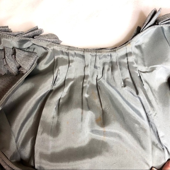 Banana Republic Sleeveless Ruffle Wool Blend Dress - Picture 5 of 12